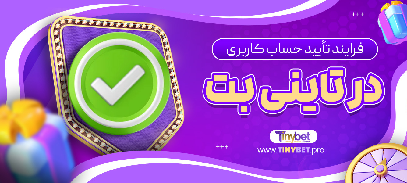 فرایند تأیید حساب کاربری در تاینی بت